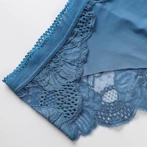 free size gorgeous ice silk seamless lace panty 