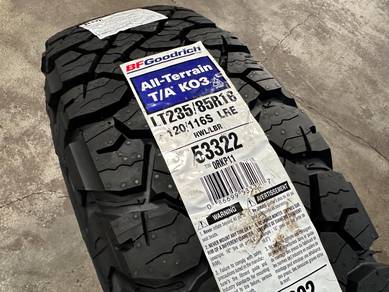NEW 235 85 16 BF Goodrich AT KO3 Tyre Defender