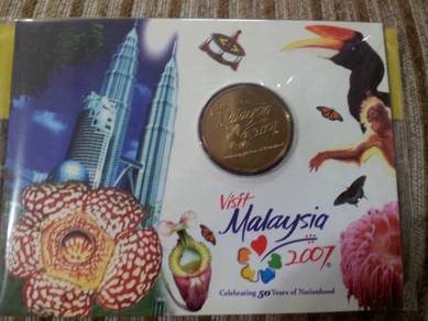 Malaysia Medallion Coin Visit Malaysia 2007