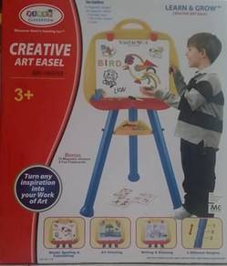 First Classroom Creative Art Easel - ABC + shapes