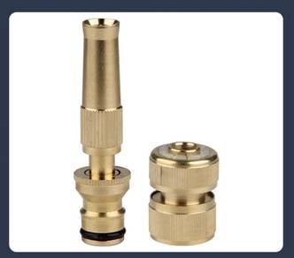 Spray nozzle ( tembaga with connector) / kepala si