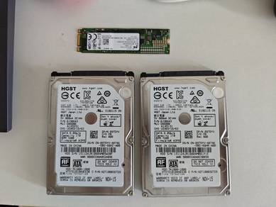 1TB 2.5 inch HDD & m2 m.2 sata 256gb