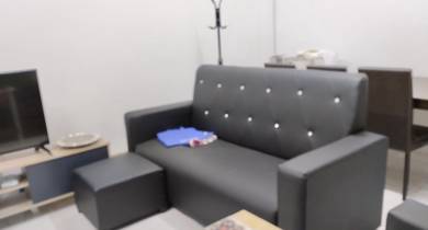 ELEGANT Style - SOFA 3 Seater   1 Stool