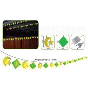 Lampu Hiasan Aidilfitri (Standard) (6's)