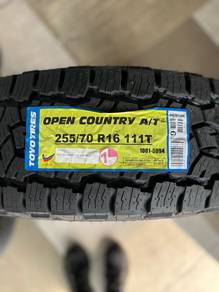 255 70 16 Toyo Open Country AT3 Tayar Baru 2026