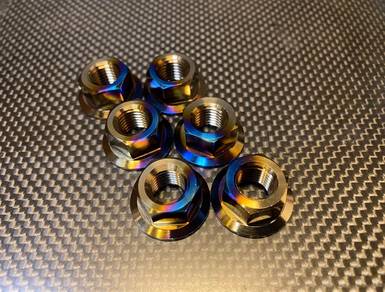 Titanium Strut Tower Nut FK8 FL5 EK9 EG6 RX7 Evo 9