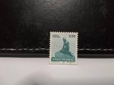1989 Denmark Stamp Landmark Scupture Mermaid