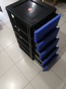 Plastic drawer 5 cabinet