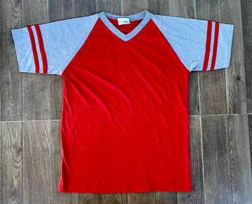 vintage 50-50 usa v neck 80's