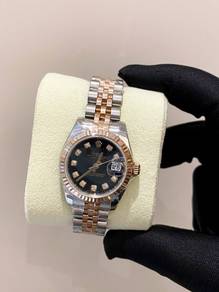 Rolex Lady DateJust 18K 750 Rose Gold Jubilee