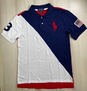 Polo Ralph Lauren Youth Collar Tee #CG2 Used