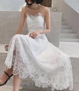 White wedding bridal prom dress gown RBP1070