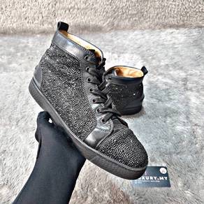 Louboutin Swarovski High Sneakers