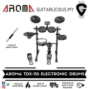 AROMA TDX-15S Digital Drum Set with SiliconDrumPad