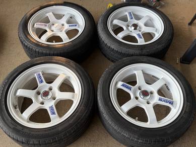 Sport Rim 15 Second Volk Rays TE37 whiteSiapTayar