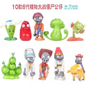 Plants VS Zombies Figure Peashooter Jalapeno 10pcs