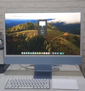 Apple iMac 24-inch M1 (2021) Blue– 8GB RAM / 256GB