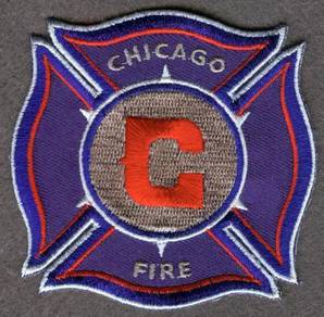 Chicago Fire Soccer Club MLS USA Football Patch