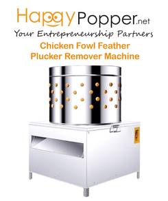 Mesin buang bulu Fowl Feather Plucker Machine 22"