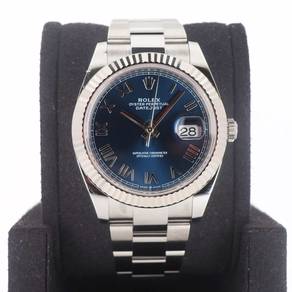 Brand New Aug 2026 Rolex Datejust 41 Bright Blue