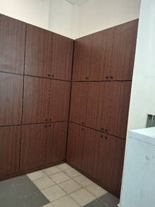 kitchen cabinet fluted panel quartzstone top