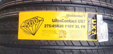 275 45 20 CONTINENTAL UX7 Tayar Tyre New 2025