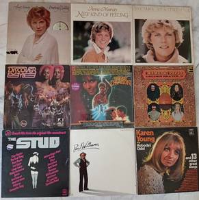 Classic vintage vinyl LP records