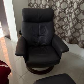 Recliner Chair with Footstool for Sale