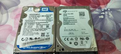 WD 320GB + Seagate 500GB Laptop HDD