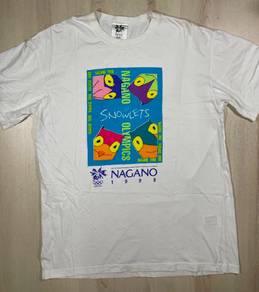 Mizuno Nagano 1998 Olympic Tee Used