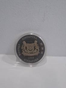Singapore 1999 Zodiac Commemorative Coin $10 (Coll