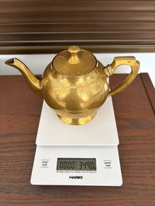 Vintage Brass Teapot with Lid