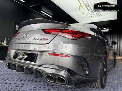 Mercedes W118 CLA45s Rear Bumper Carbon Canards