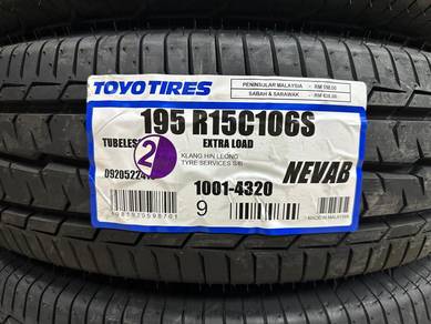 195R15 Toyo NEVAB Tyre 2026 Tayar