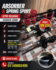 Absorber and spring sport honda city gm6