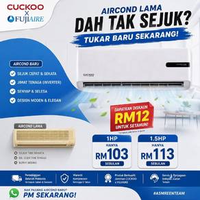 Promosi Aircond Bulanan Ansuran AC211