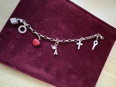 Thomas Sabo Bracelet 16cm Complete with 5 charms