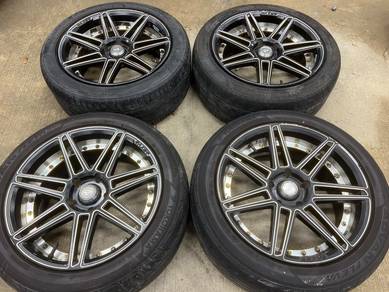 Sport Rim 17 Second Raxer F7S Siap Tayar Second