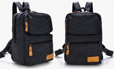 [12.12] Black Stylish Dual-Use Backpack Chest Bag