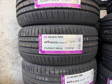 215/50-17 —Tayar baru- Nexen Primus Qx 2026