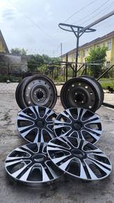 Rim Axia Rahmah + Rim Cover (hanya 3 bulan diguna)