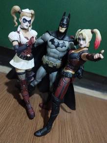 baatman arkham asylum, harley quin &  nurse harley