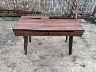 4ft Solid Meja Study Table Desk Drawer