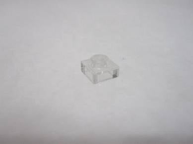 LEGO Transparent 1X1 Plate