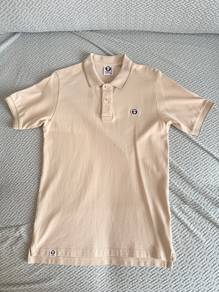 AAPENOW moonface men polo shirt- light brown