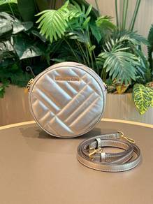 Michael Kors Vivianne Canteen Quilted Leather