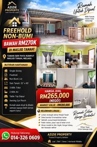 1-storey Terraced House For Sale in Masjid Tanah,MLK