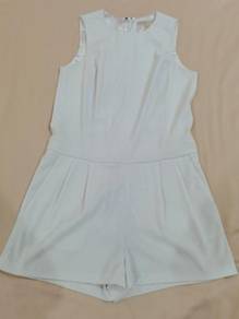 Authentic mk women white jumpsuit