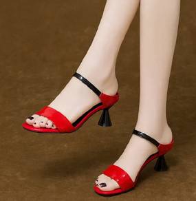 Red Heel Sandal
