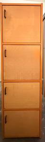 Wooden 4-Door Storage Cabinet